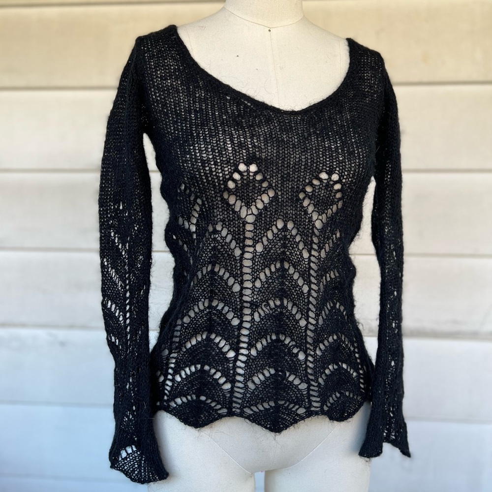 mohair wet seal sweater